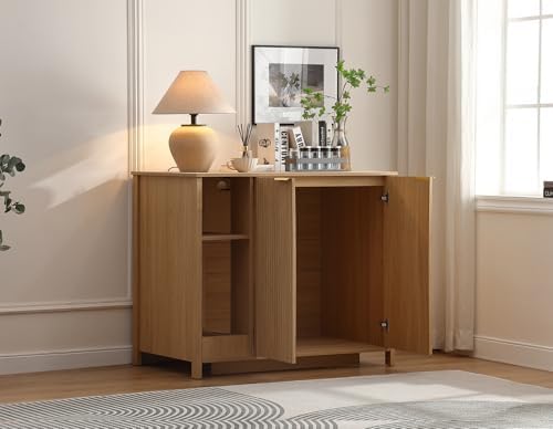Forest Gravity Extra Large Litter Box Cabinet for Self-Cleaning Litter Box