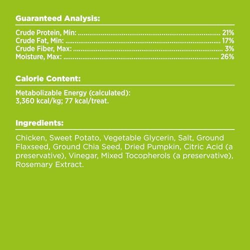 BIXBI Skin & Coat Support Chicken Jerky Dog Treats, 5 oz - USA Made Grain Free Dog Treats - Antioxidant Rich to Support Shiny, Full Bodied Coats - High in Protein, Whole Food Nutrition, No Fillers