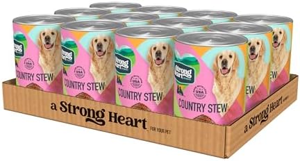 A Strong Heart Country Stew Cuts in Gravy Dog Food, 22oz, 12pk
