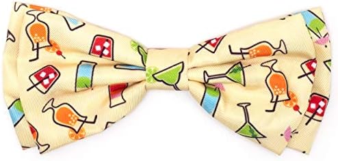 THE WORTHY DOG Everyday Patterned Pet Bow Ties for Dogs & Cats, Party