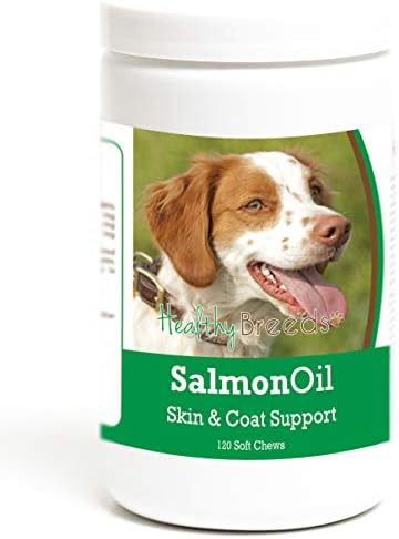Healthy Breeds Brittany Salmon Oil Soft Chews 120 Count