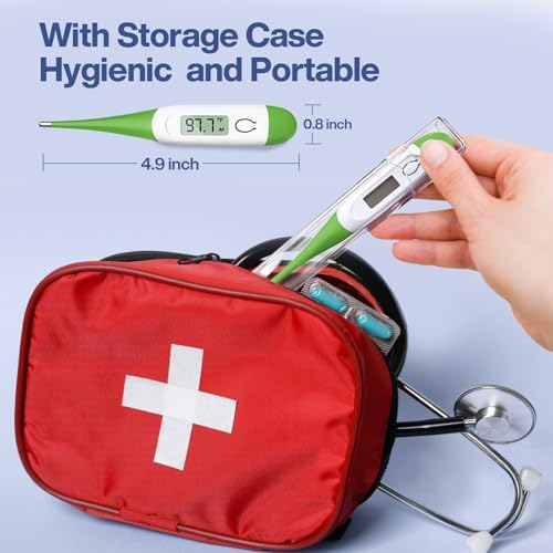 Bundle of Digital Thermometer for Adults, Digital Oral Thermometer