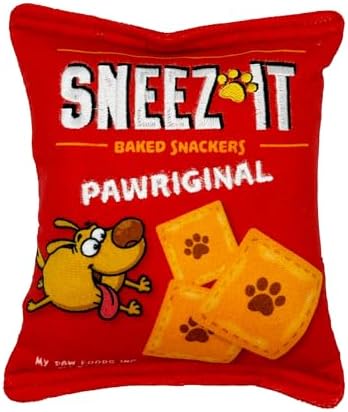 Huxley & Kent Power Plush Squeaky Dog Toy, Sneeze-It, Small