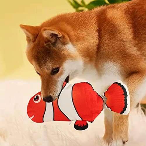 Flopping Fish Electric Dog Toy,Realistic Interac tive for Small Medium Dogs
