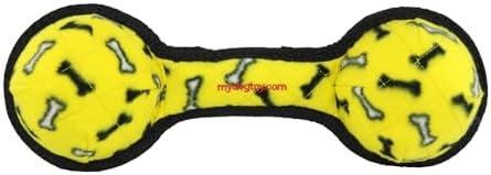 TUFFY® 2 Pack Ultimate 2 Ball Tug Ultra Durable Plush Dog Toys