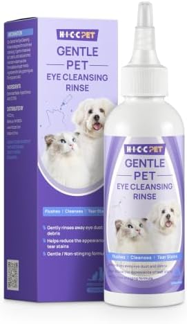 HICC PET Eye Area Cleansing Liquid for Dogs & Cats