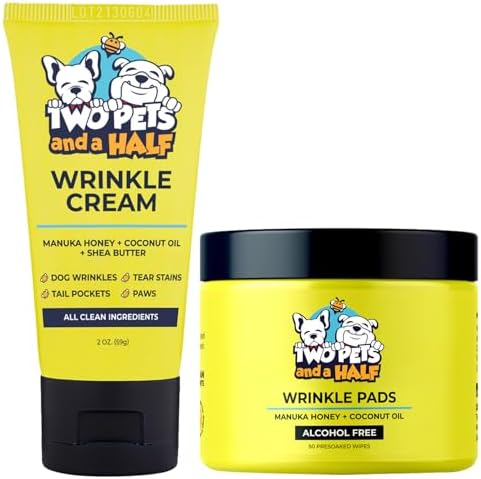 Paste for Bulldogs Wrinkle 2oz+ 50 Wrinkle Wipes French Bulldog