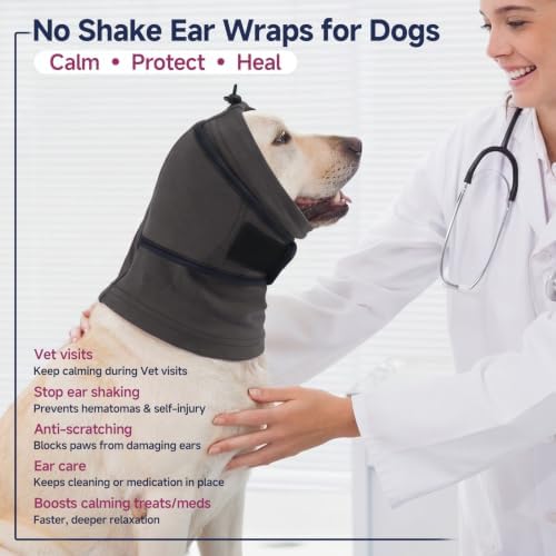 Nanaki Dog Calming Hoodie for Noise Protection, Firework, Thunderstorm