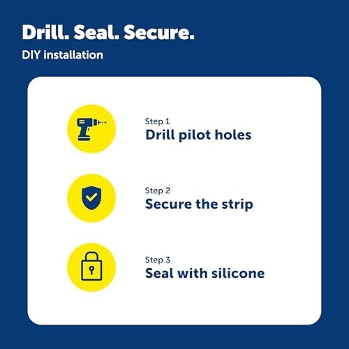 PetSafe Dog Door Installation & Insulation Kit, Weatherproof Any Pet Door | All-In-One DIY Kit Improves Fit & Efficiency, Includes Drill Bit, Weather Stripping, Silicone Sealant, Fits Any Pet Door.