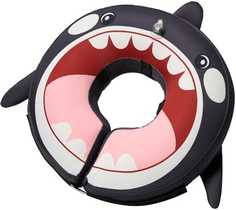 BENCMATE Inflatable Dog Cone Collar Alternative After Surgery XLarge,Orca