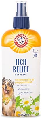 Arm & Hammer Dog Itch Relief Spray, Chamomile & Peppermint, 8 Fl Oz, 2-Pack