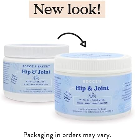 Bocce's Bakery Hip & Joint Supplement Chews, PB & Honey Flavor (60 ct)