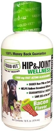 LIQUID-VET K9 Hip & Joint Formula, Bacon Flavor, 16oz