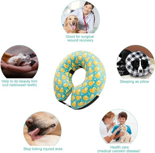 CuteBone Dog Recovery Cone for Small Medium Dogs & Cats