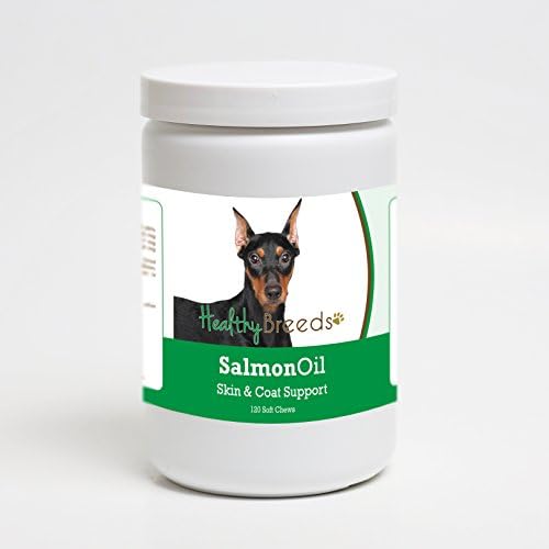Healthy Breeds German Pinscher Salmon Oil Soft Chews 120 Count