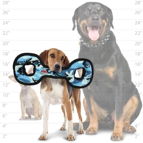 TUFFY® : TugOWar Dog Toy: Ultra Durable Plush Toy with Multiple Layers & Reinforced Seams, Washable and Floats, Original Construction