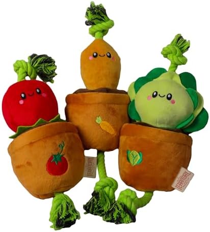 Territory Interactive Play Plush Treat-and-Tug Reward Toy for Dogs, Lettuce