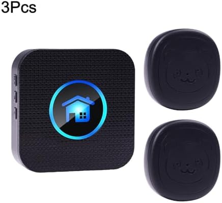Adjustable Volume Smart Dog Door Bell Wireless Solution For Potty Training Dogs(1 Receiver+ 2 Button)