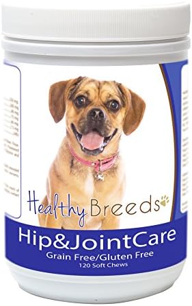 Healthy Breeds Puggle Hip and Joint Care 120 Count