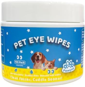 Cat Eye Wipes, Dog Eye Wipes, Eye Wipes for Dogs, Cat Wipes, Pet Wipes for Cats, Dog Tear Stain Remover, Cat Dental Care – Pet Eye Wipes for Cats: Tear Stain Cleaning Wipes, Daily Morning Cleanup