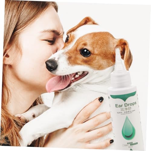 Dog Ear Drops Cleaner Solution for Dogs and Cats 60ml 2 Bottles
