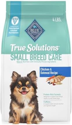 Blue Buffalo True Solutions Small Breed Care Chicken Dry Dog Food, 4 lb