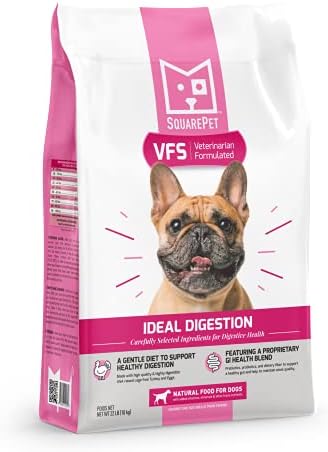 SquarePet VFS Canine Ideal Digestion Formula, Cage Free Turkey, Whole Eggs, Pumpkin, Brown Rice 22 lbs