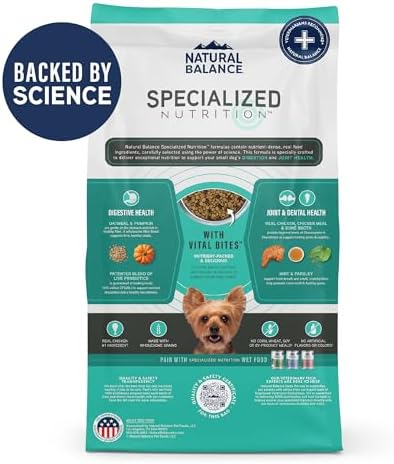 Natural Balance Specialized Nutrition Dog Food, Chicken & Oatmeal, 12 lb