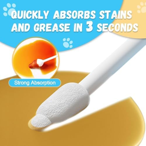 Small-Head Dog Ear Swabs, Gourd Cotton Tips, 260 pcs