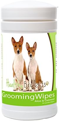 Healthy Breeds Basenji Grooming Wipes 70 Count