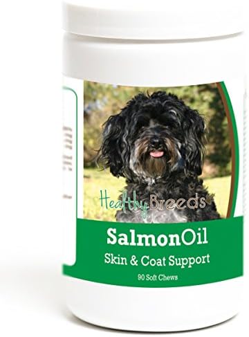 Healthy Breeds Maltipoo Salmon Oil Soft Chews 90 Count, Brown