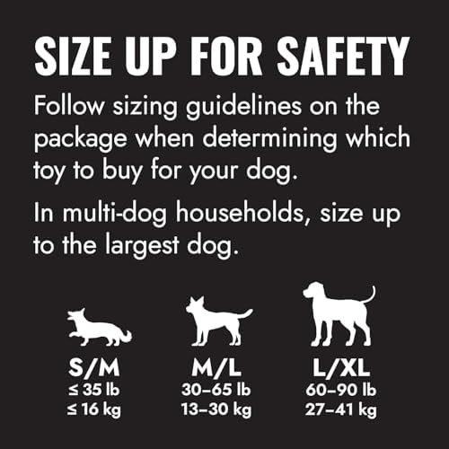 KONG Extreme Donut, Durable Natural Rubber Chew Toy, for Medium/Large Dogs
