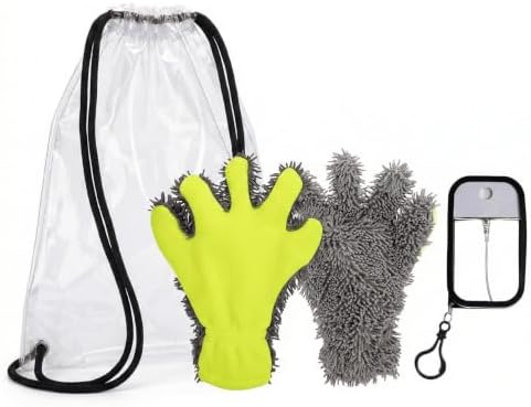 Dog Paw Cleaner Kit with Spray Bottle and Chenille Mitt