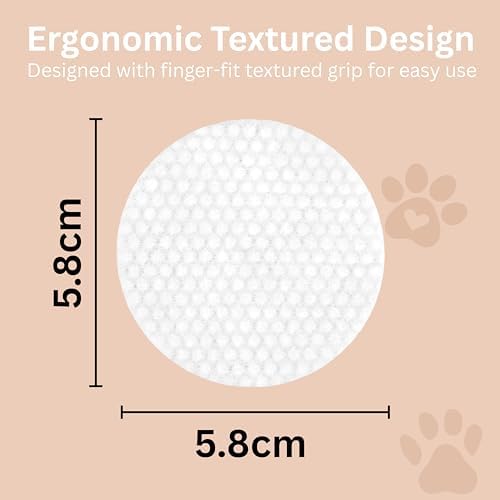 Pet Dental, Ear & Eye Cleaning Wipes for Dogs & Cats – 300 Total Finger Wipes (100 Dental + 100 Ear + 100 Eye) – Teeth Cleaning Toothpaste Alternative, Tear Stain Remover & Gentle Ear Cleaner