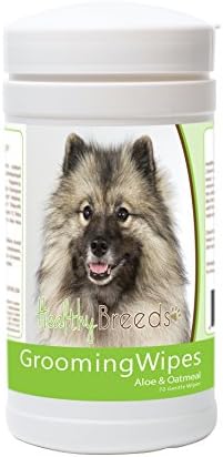 Healthy Breeds Keeshonden Grooming Wipes 70 Count