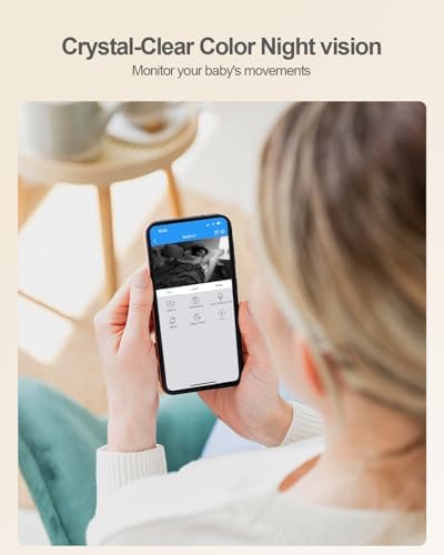 usogood 4MP Pet Camera with Phone App, 2.4G & 5G WiFi Indoor Security Camera for Home Security, 360° AI Motion Detection and Tracking, 2-Way Talk, Night Vision, Detection Alarm