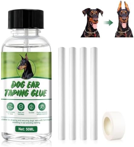 Doberman Ear Posting Kit, Waterproof, Long-Lasting, Easy Wash off with Soap