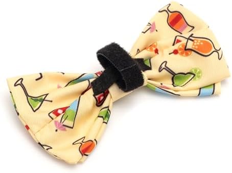 THE WORTHY DOG Everyday Patterned Pet Bow Ties for Dogs & Cats, Party