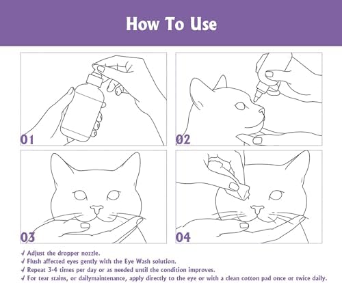 Dog and Cat Eye Wash | Gentle Eye Drops for Dogs and Cats to Flush and Soothe, Tear Stain Cleaner, Hydrating Formula for Pets. 50ml | 1.69 fl oz