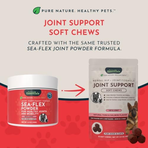 Animal Essentials Joint Supplement for Dogs & Cats, 60 Soft Chews