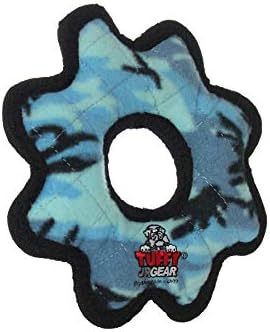 TUFFY® : 2 Pack Gear Ring Dog Toy: Ultra Durable Plush Toy with Multiple Layers & Reinforced Seams, Washable and Floats, Original Construction