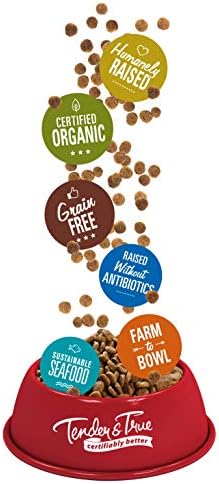 Tender & True Organic Chicken & Liver Recipe Dog Food, 11 lb
