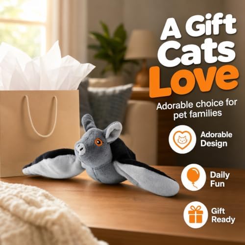 Flying Bat Dog Toy, Flapping Wings Interactive Pet Toy, Flying Squirrel