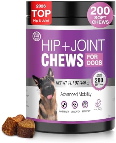 Joint Supplement for Dogs 200 ct, Glucosamine Chondroitin MSM for All Dogs