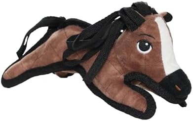 TUFFY® : Pony Dog Toy: Ultra Durable Plush Toy with Multiple Layers & Reinforced Seams, Washable and Floats, Original Construction