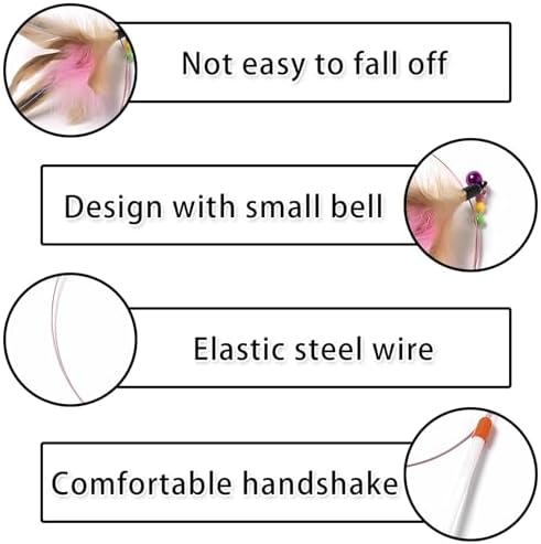 2 PCS Cat Toys Interactive for Indoor Cats