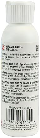 Miracle Care Eye Clear for Dogs and Cats, 4 Ounce