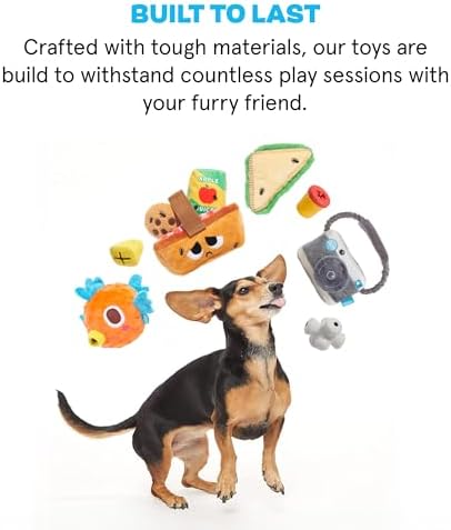 BarkBox Tropicatch Fruit Dog Toy - 3-Pack - Toy for Small to Medium Dogs