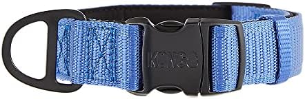 KONG Max HD Ultra Durable Neoprene Padded Dog Collar (Large, Blue)