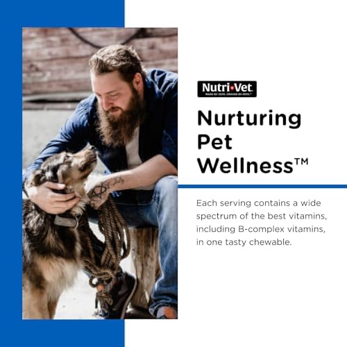 Nutri-Vet Dog Multivitamin, Multivitamin for Dogs, Dog Health, 60 Count